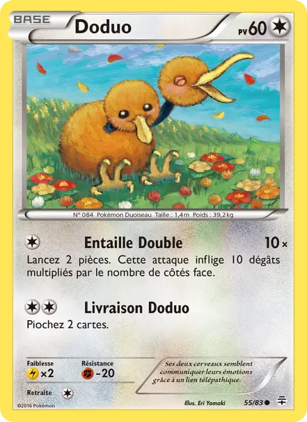 Carte Pokémon Doduo — Générations