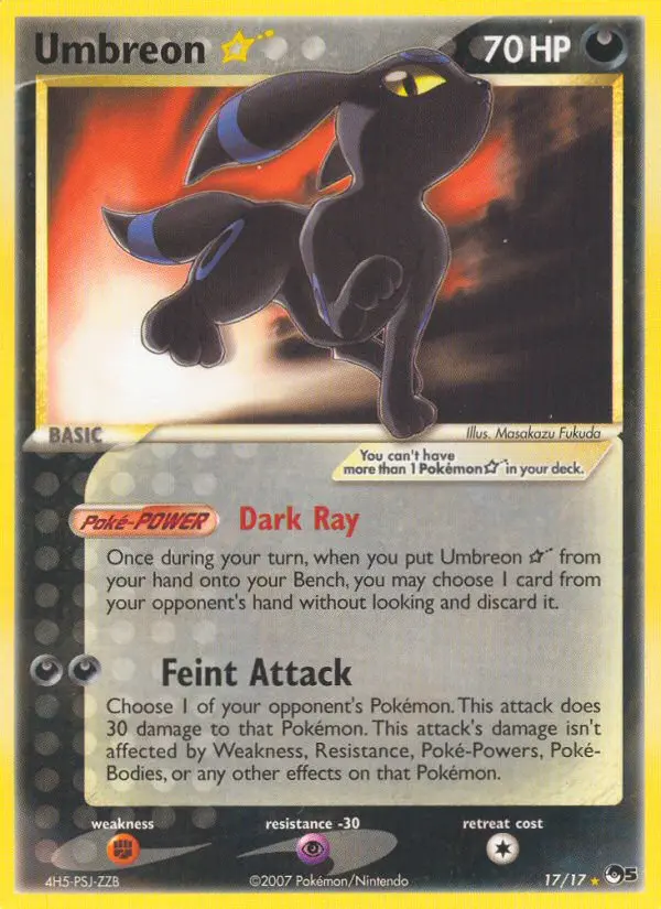 Carte Umbreon ★