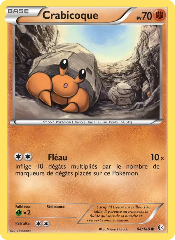 Carte Pokémon Crabicoque — Frontières Franchies