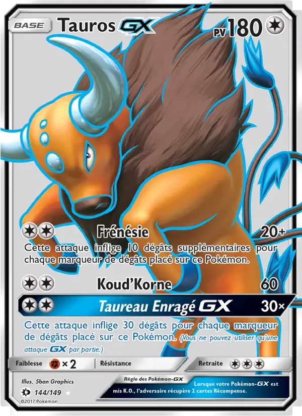 Carte Tauros GX
