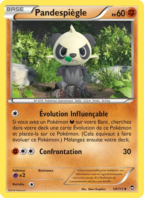 Carte Pokémon Pandespiègle — Poings Furieux