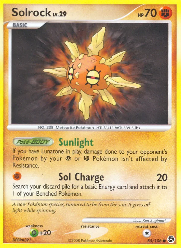 Carte Pokémon Solaroc — Grands Envols