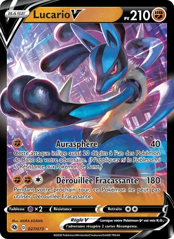 Carte Lucario V