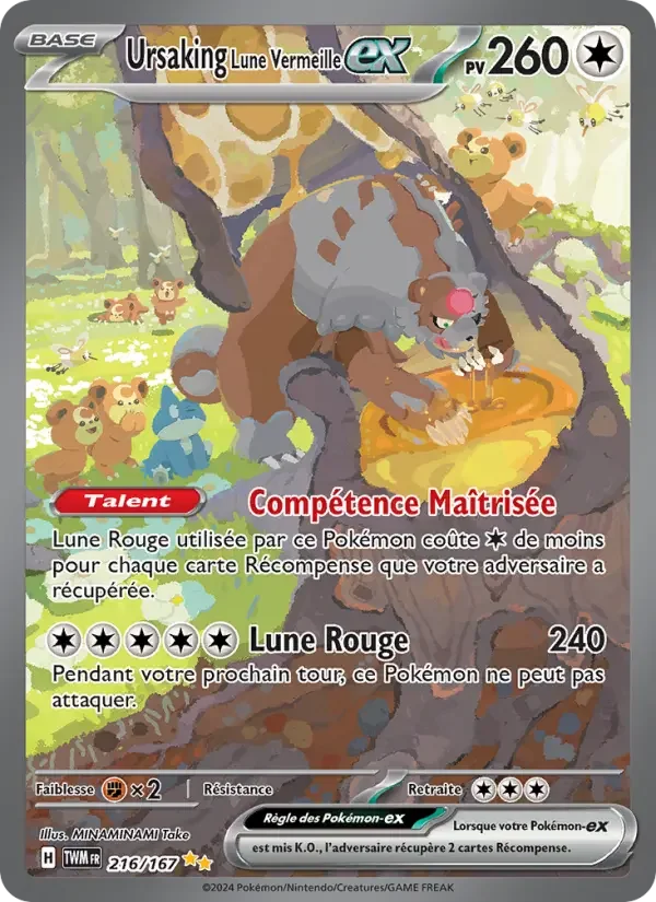 Carte Ursaking Lune Vermeille-ex