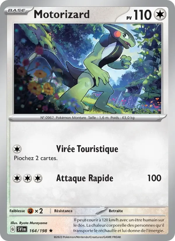 Carte Pokémon Motorizard — Écarlate et Violet