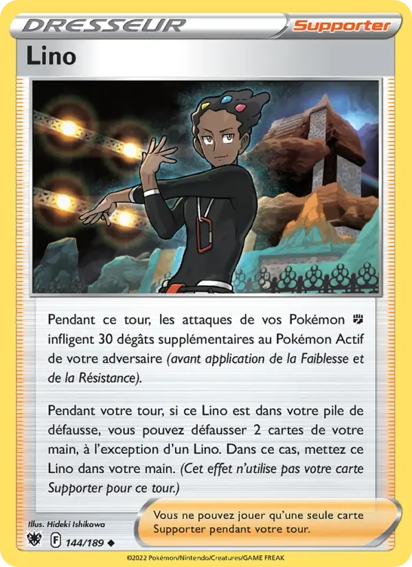 Carte Pokémon Lino — Astres Radieux