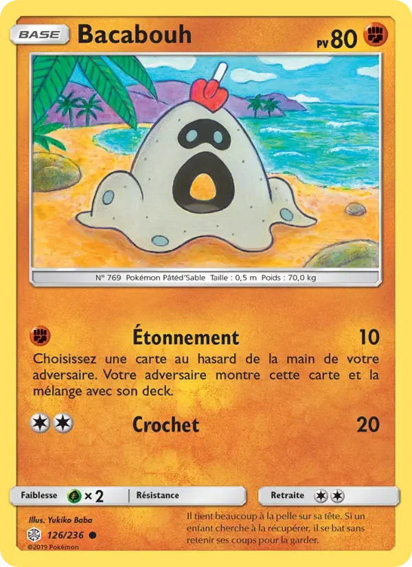 Carte Pokémon Bacabouh — Éclipse Cosmique