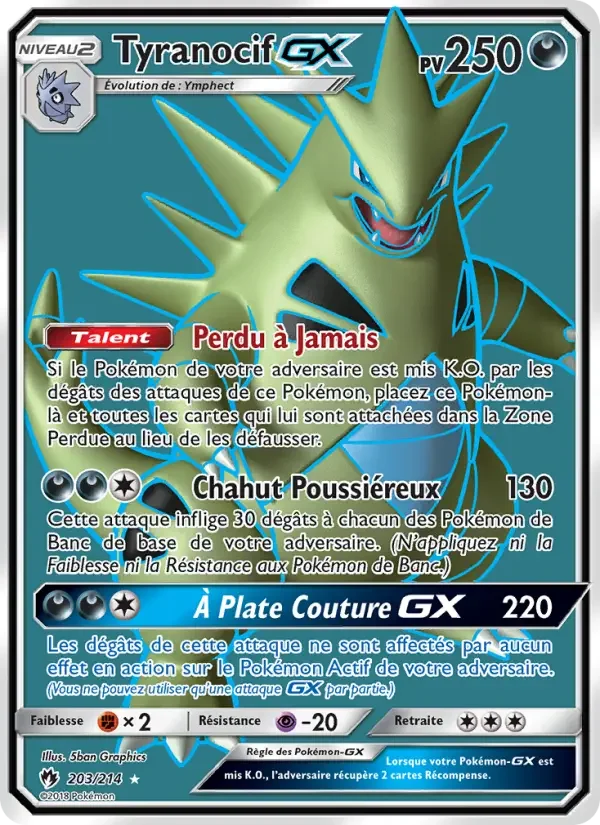 Carte Tyranocif GX