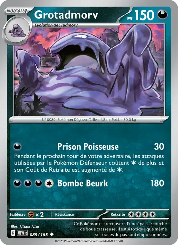 Carte Pokémon Grotadmorv — Pokémon 151