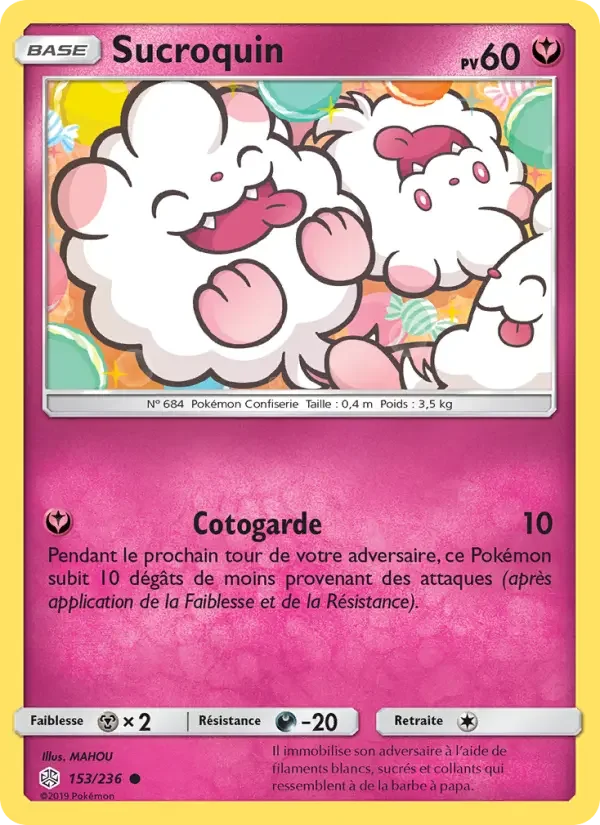 Carte Pokémon Sucroquin — Éclipse Cosmique