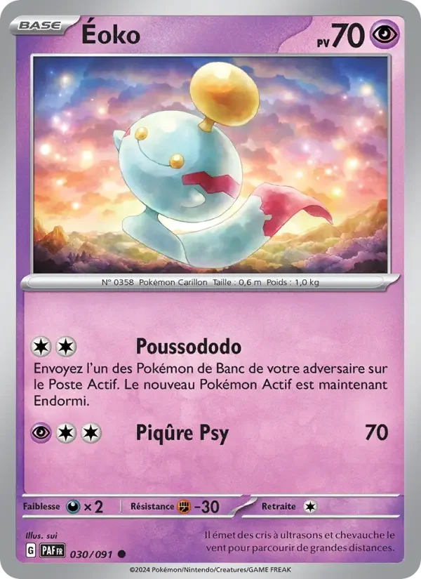 Carte Pokémon Éoko — Destinées de Paldea