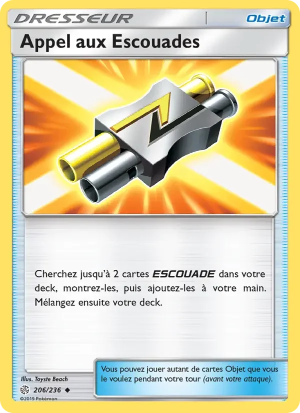 Carte Pokémon Appel aux Escouades — Éclipse Cosmique
