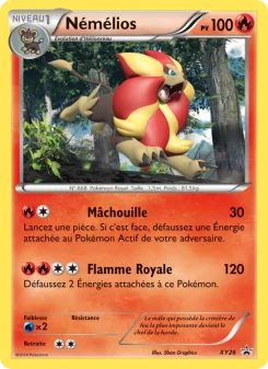Carte Pokémon Némélios — Promos X&Y