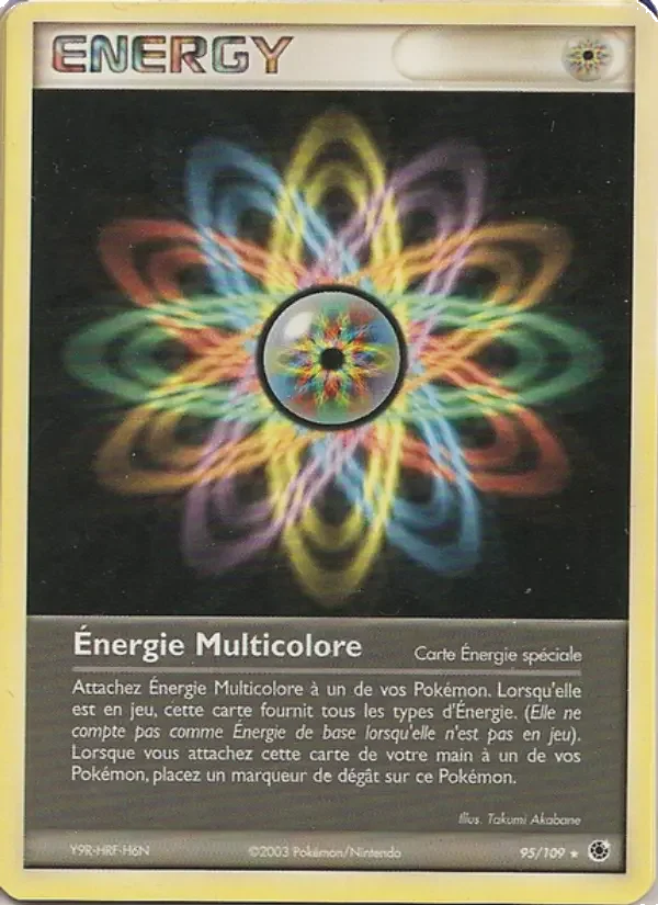 Carte Énergie Multicolore