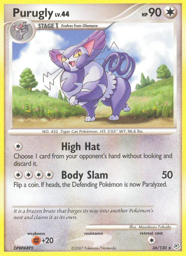 Carte Pokémon Chaffreux — Diamant & Perle