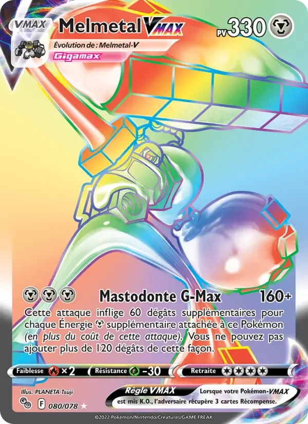 Carte Pokémon Melmetal VMAX — Pokémon GO
