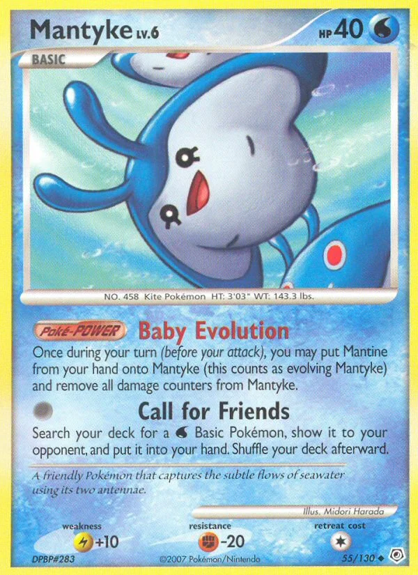 Carte Pokémon Babimanta — Diamant & Perle