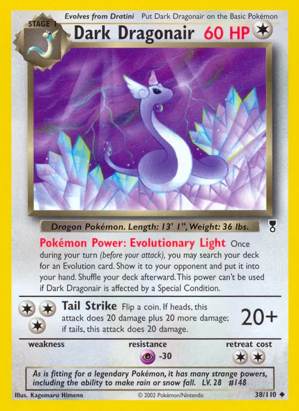 Carte Pokémon Dark Draco — Legendary Collection