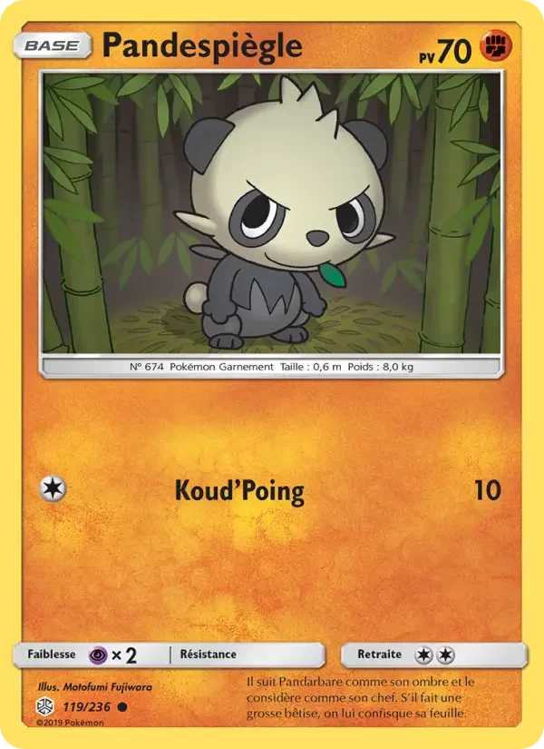 Carte Pokémon Pandespiègle — Éclipse Cosmique