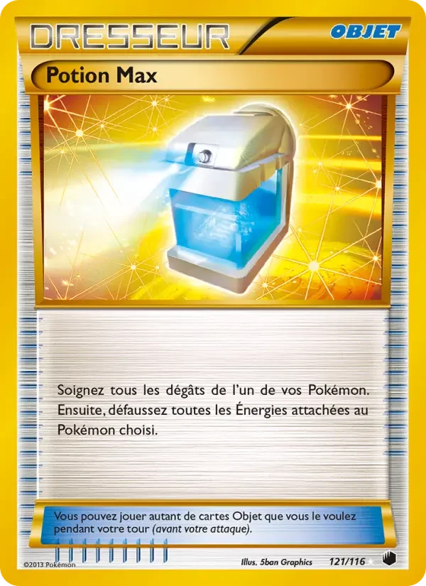Carte Pokémon Potion Max — Glaciation Plasma