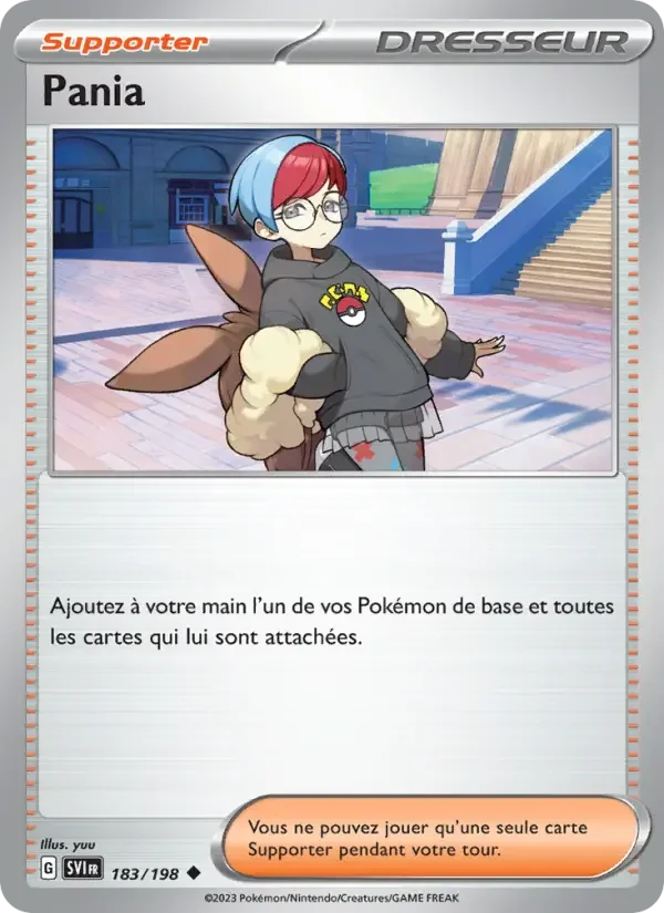 Carte Pokémon Pania — Écarlate et Violet