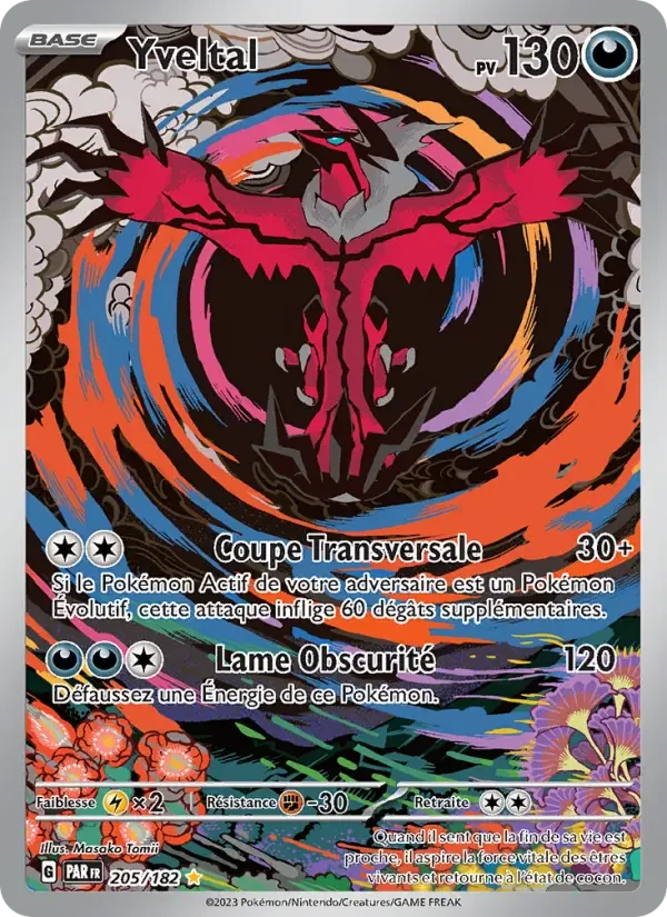 Carte Pokémon Yveltal — Faille Paradoxe