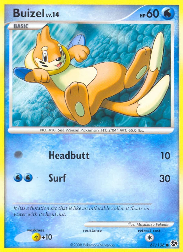 Carte Pokémon Mustébouée — Grands Envols