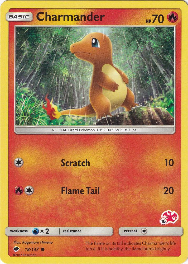Carte Pokémon Salamèche — Ombres Ardentes