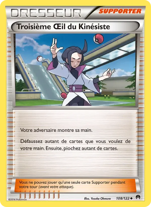 Carte Troisième Œil du Kinésiste