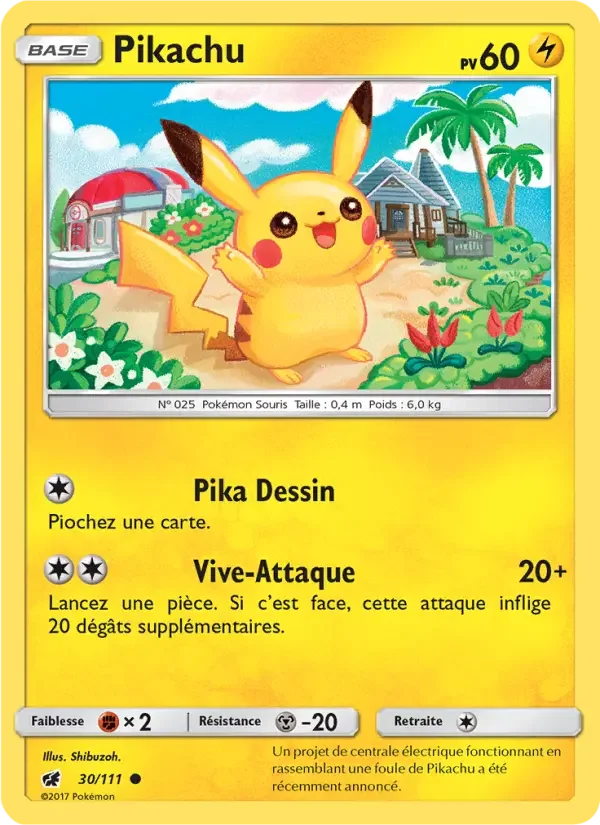 Carte Pokémon Pikachu — Invasion Carmin