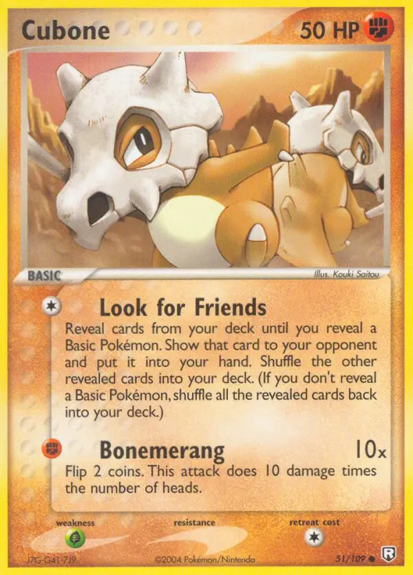 Carte Pokémon Osselait — EX Team Rocket Returns