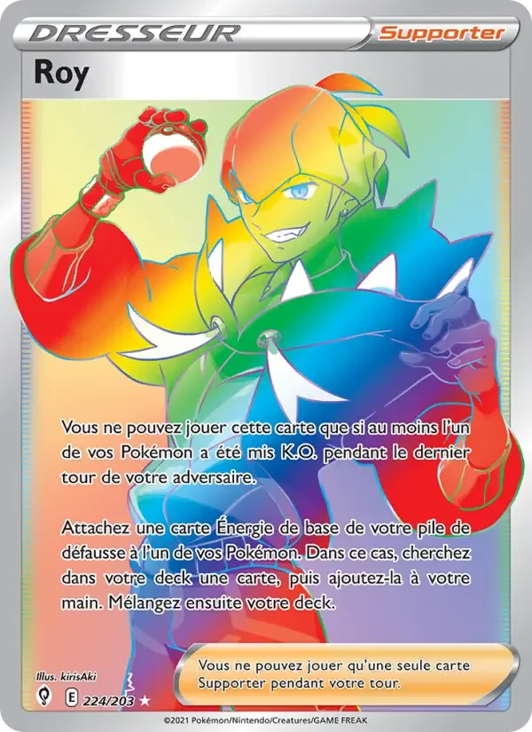Carte Pokémon Roy — Évolution Céleste