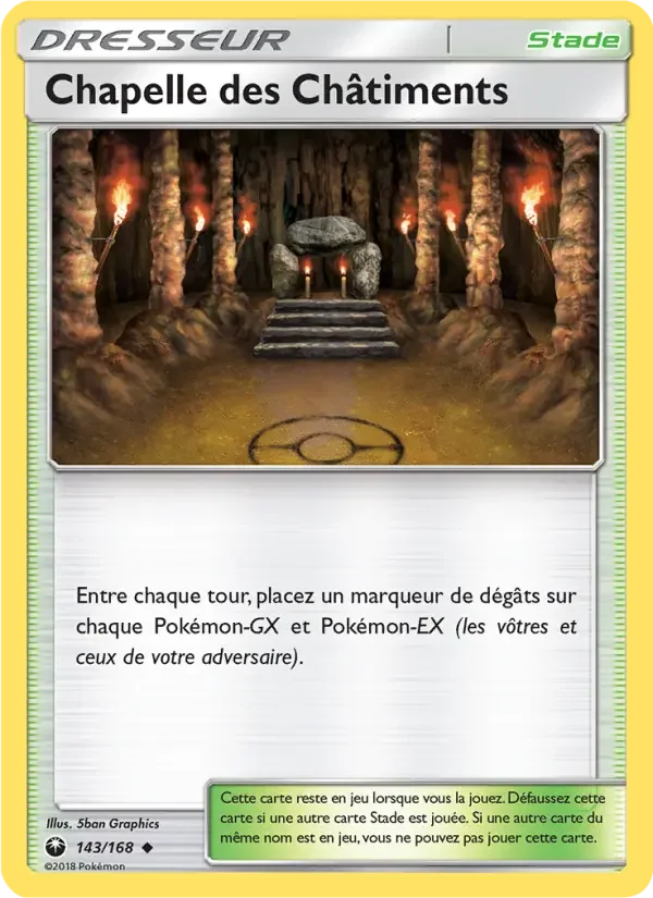 Carte Pokémon Chapelle des Châtiments — Tempête Céleste