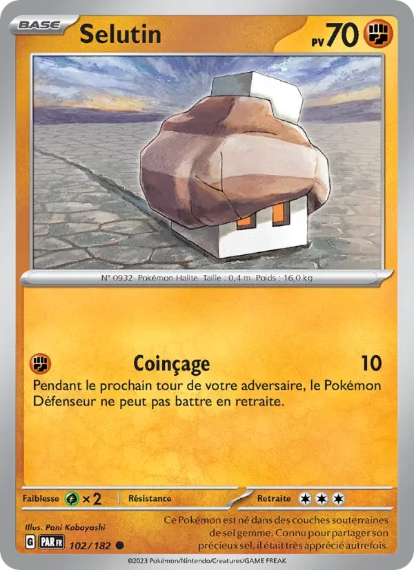 Carte Pokémon Selutin — Faille Paradoxe