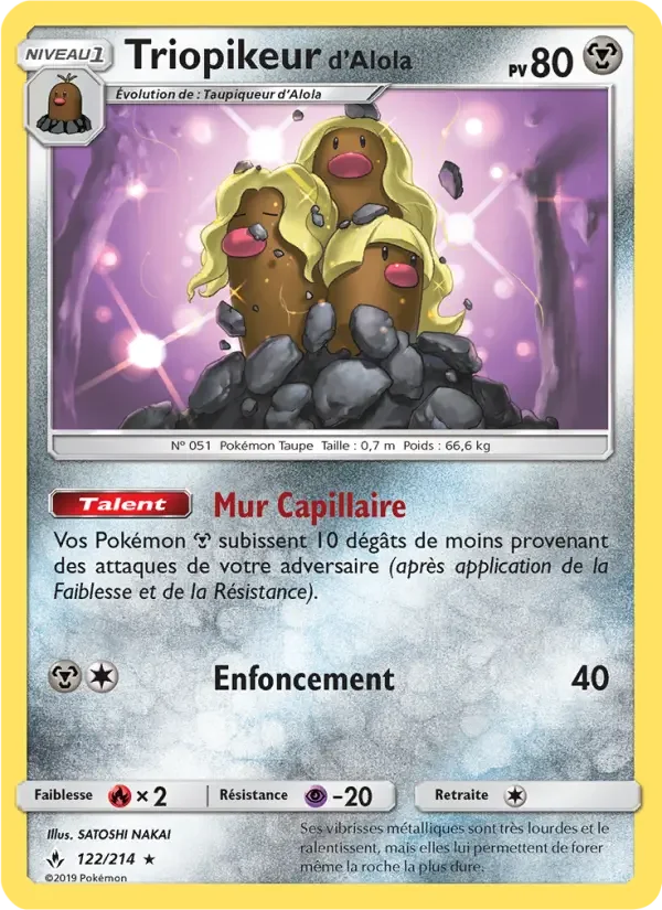 Carte Pokémon Triopikeur d’Alola — Alliance Infaillible