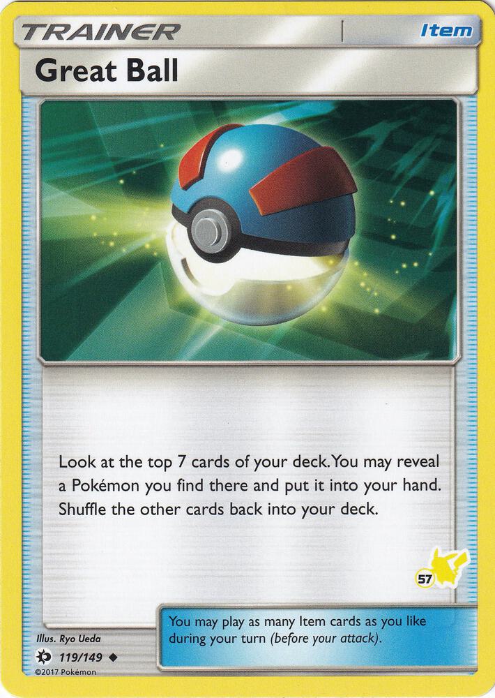 Carte Pokémon Super Ball — Soleil et Lune