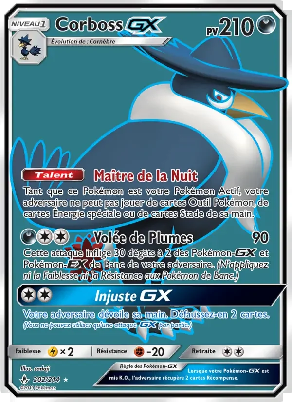 Carte Pokémon Corboss GX — Alliance Infaillible