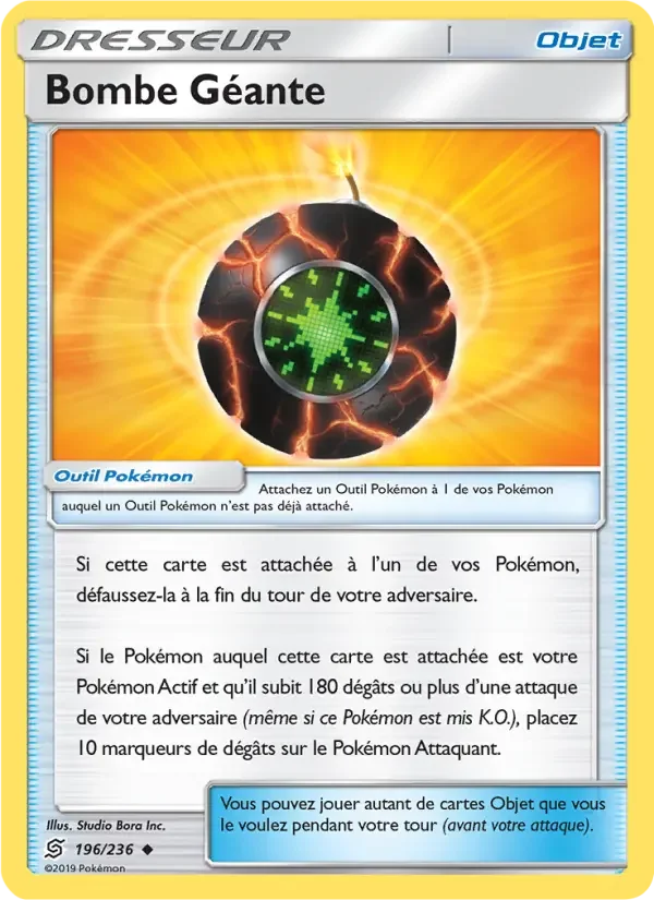 Carte Pokémon Bombe Géante — Harmonie des Esprits