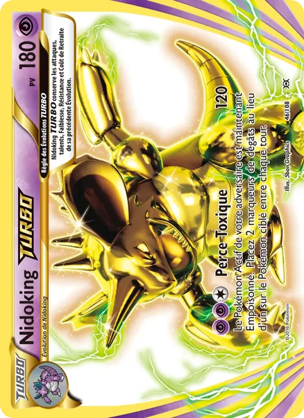 Carte Nidoking TURBO