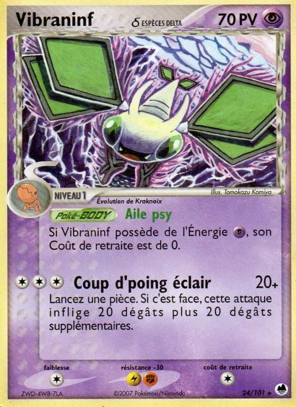 Carte Vibraninf δ