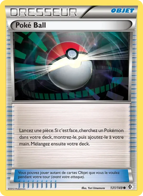 Carte Pokémon Poké Ball — Frontières Franchies