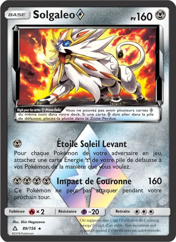 Carte Pokémon Solgaleo ◇ — Ultra-Prisme