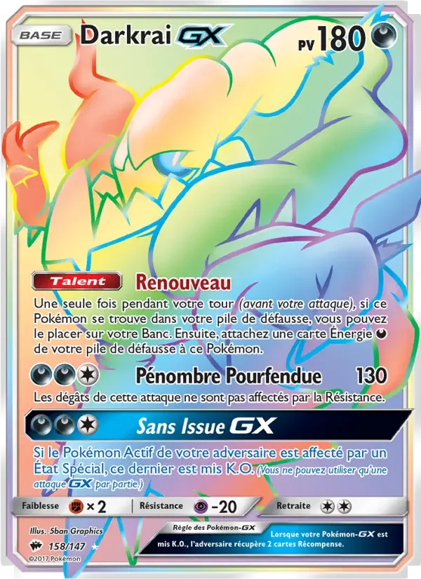 Carte Darkrai GX