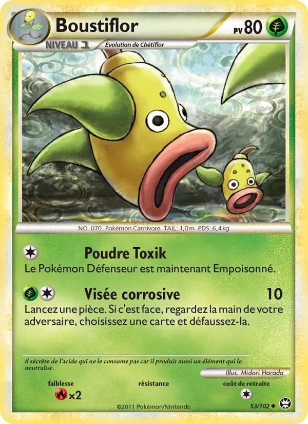 Carte Pokémon Boustiflor — Triomphe