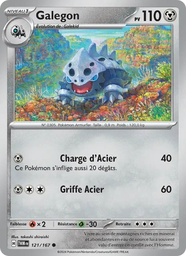 Carte Pokémon Galegon — Mascarade Crépusculaire