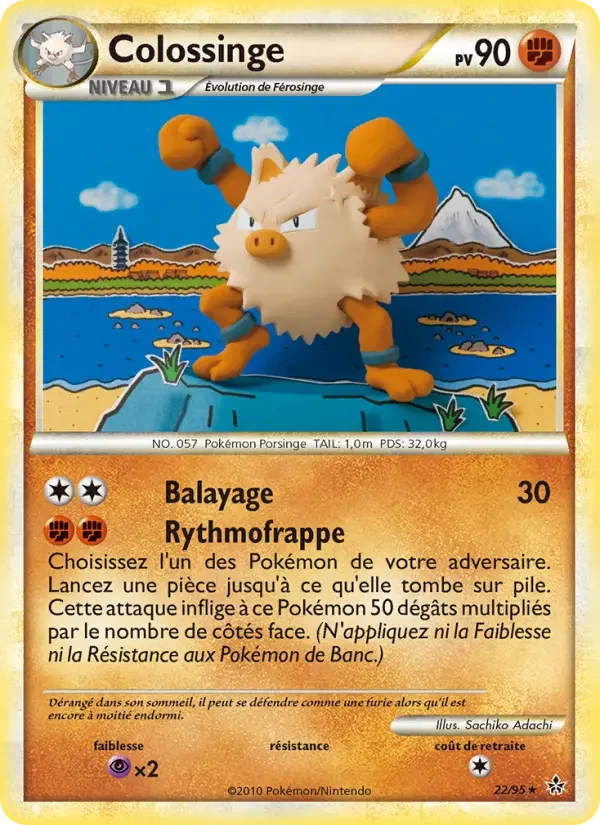 Carte Pokémon Colossinge — Déchaînement