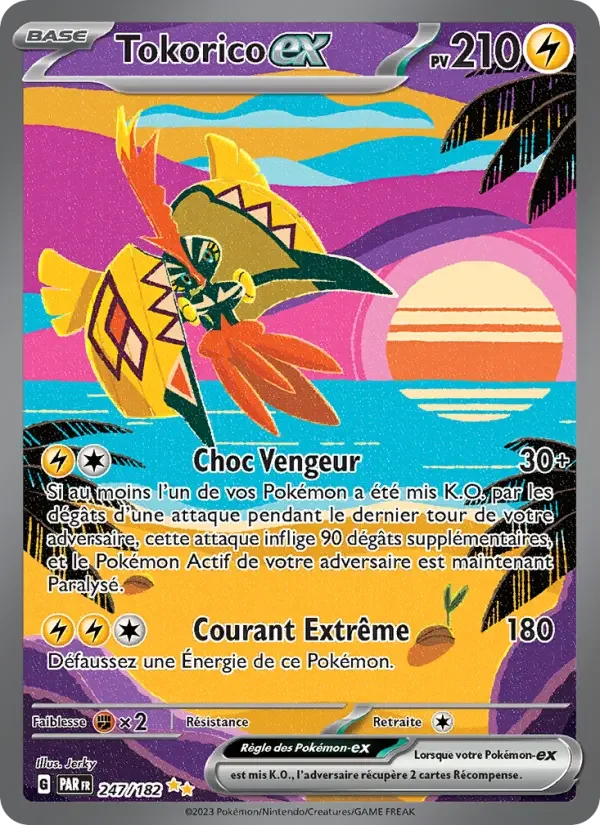 Carte Pokémon Tokorico-ex — Faille Paradoxe