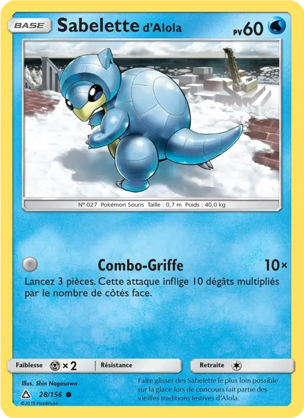 Carte Sabelette d’Alola