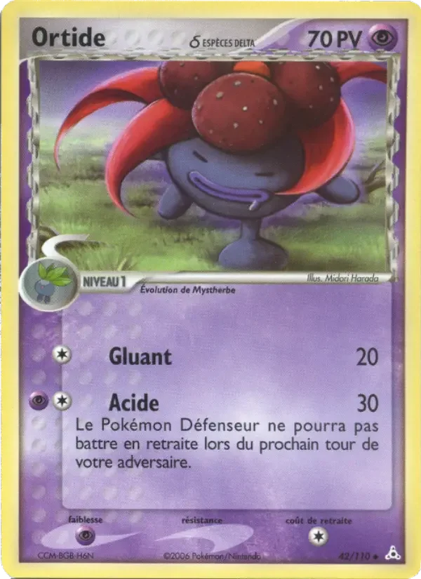 Carte Ortide δ