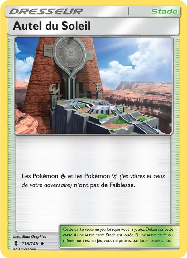Carte Autel du Soleil